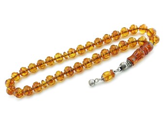 Unique shaped, Transparent clear light Honey , natural amber set.