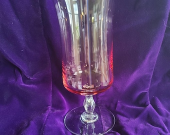 NORITAKE RAINBOW PINK crystal iced tea set of 8