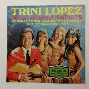 1967 TRINI LOPEZ FRESCA Promotional Blizzard 45 rpm Vintage Collectible Vinyl Record