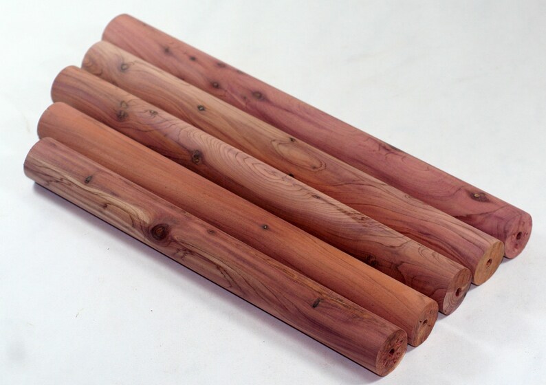 Red Cedar Dowels 7/8 x 4 9 total 7 Etsy