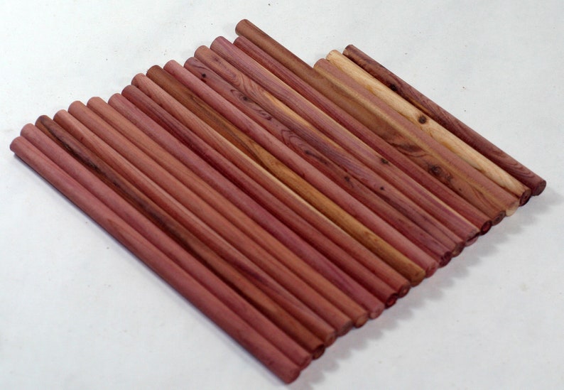 Red Cedar Dowels 1/4 x 6 7 Long 8 pcs Etsy