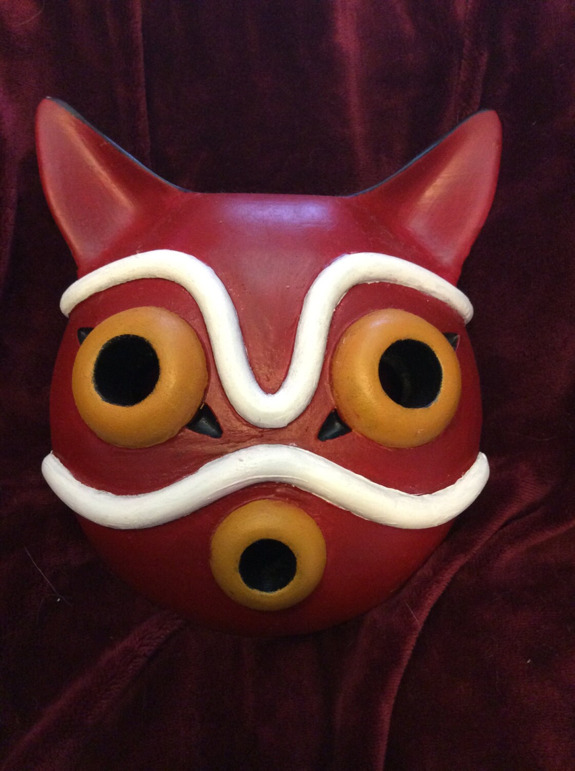 Princesa Mononoke máscara de San cosplay impreso en 3D y Etsy