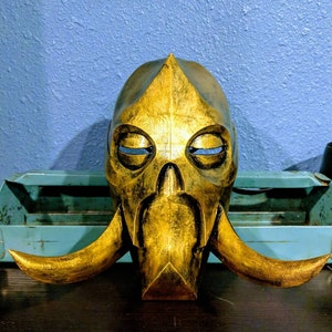 Skyrim Mask, Konahrik, Dragon Priest, Cosplay, 3D printed and hand painted