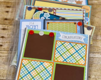 Baby Boy Scrapbook Album
