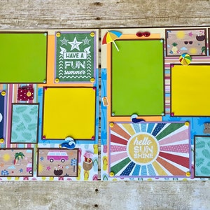 12x12 Vacation Scrapbook Pages