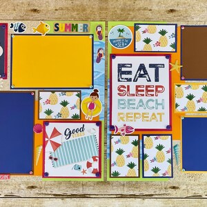 12x12 Vacation Scrapbook Pages