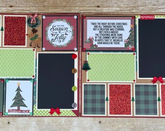 12x12 Christmas Scrapbook Pages