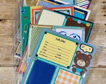 Baby Boy Scrapbook Album