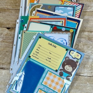 Baby Boy Scrapbook Album