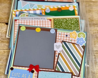 Baby Boy Scrapbook Album