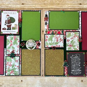 12x12 Christmas Scrapbook Pages