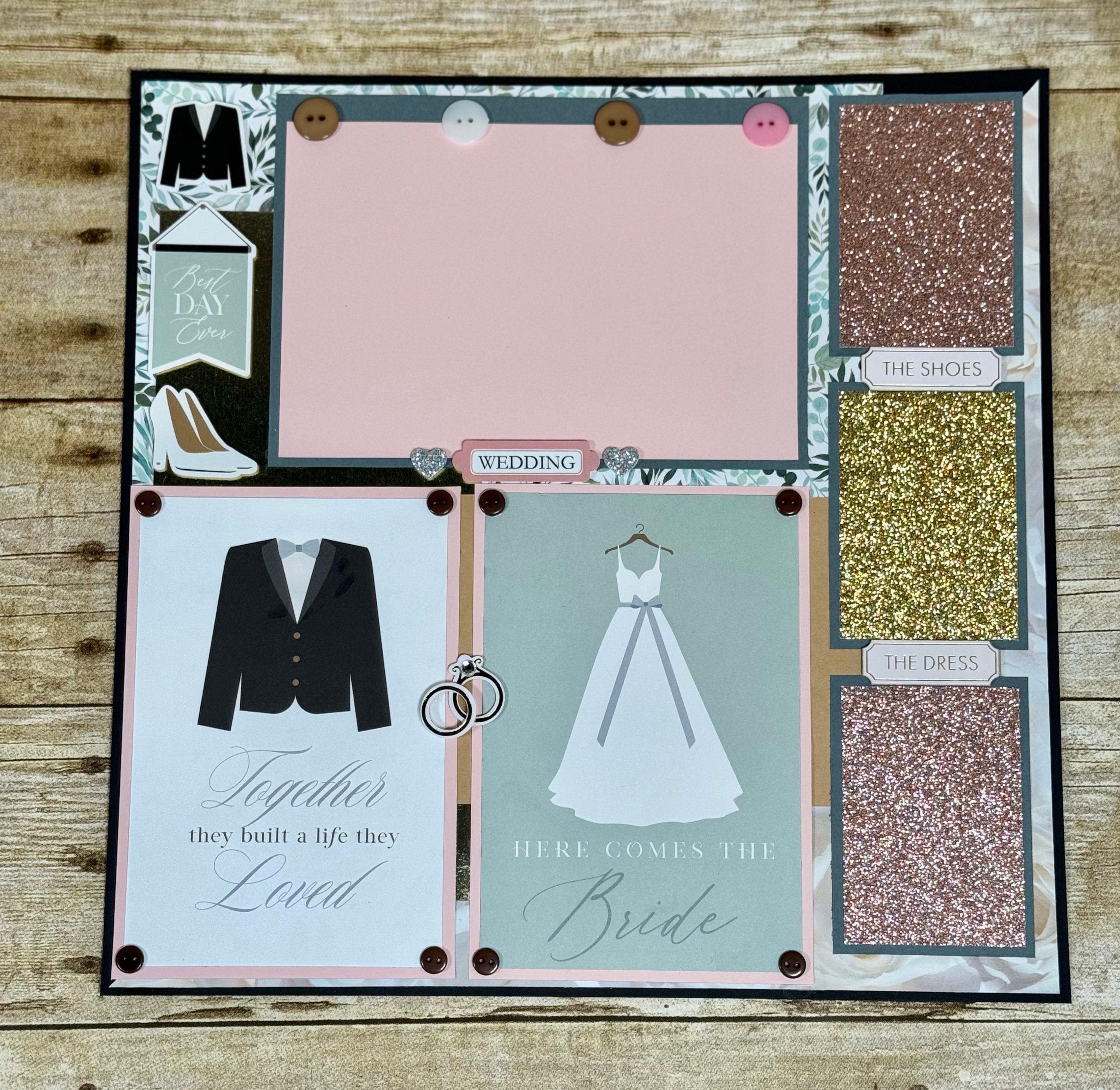 12x12 Wedding Scrapbook Pages - Etsy