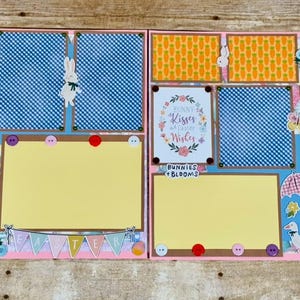 12x12 Easter Scrapbook Pages