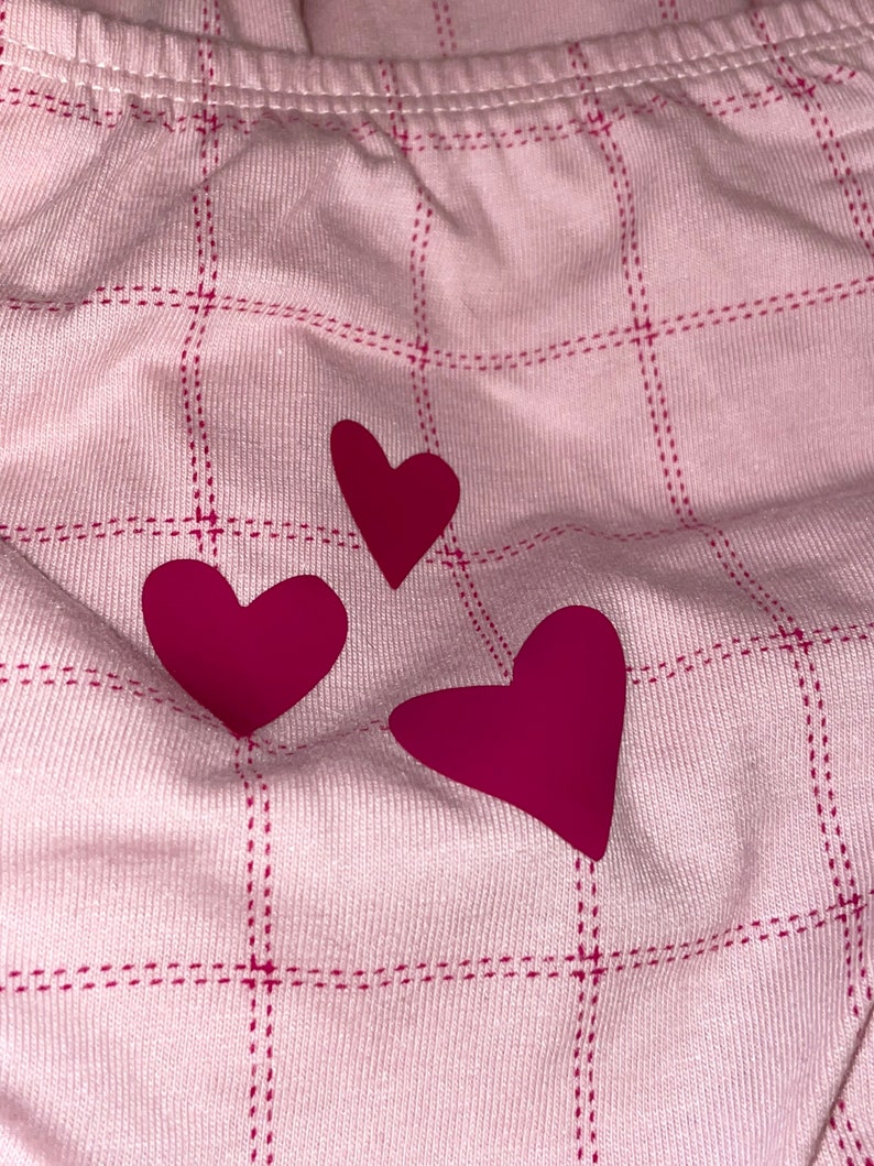 Baby Toddler Girl\u2019s Valentine\u2019s Dress and Bloomers My heart belongs to Daddy Size 18 Months