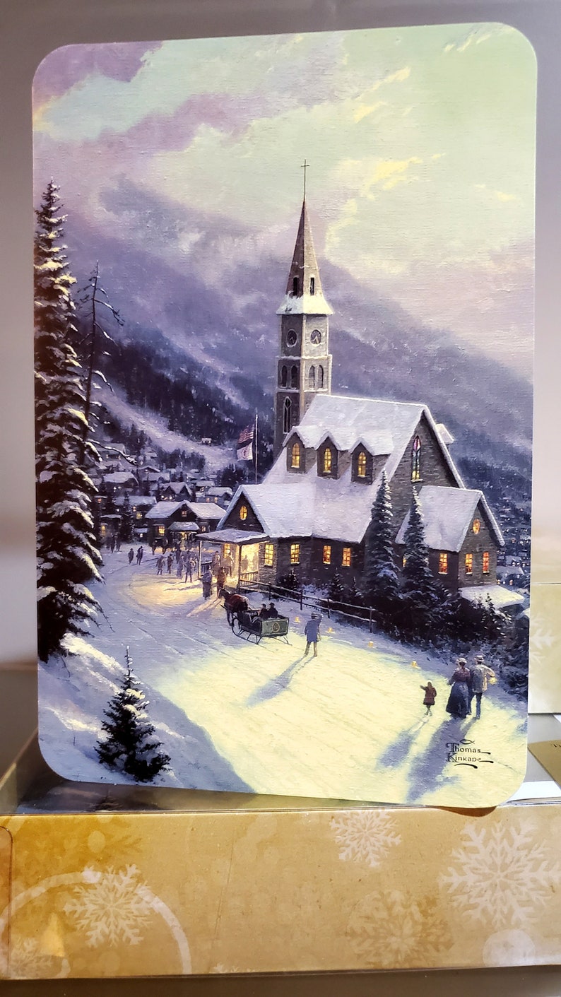2 Boxes of Thomas Kinkade Moonlit Village 36 Cards