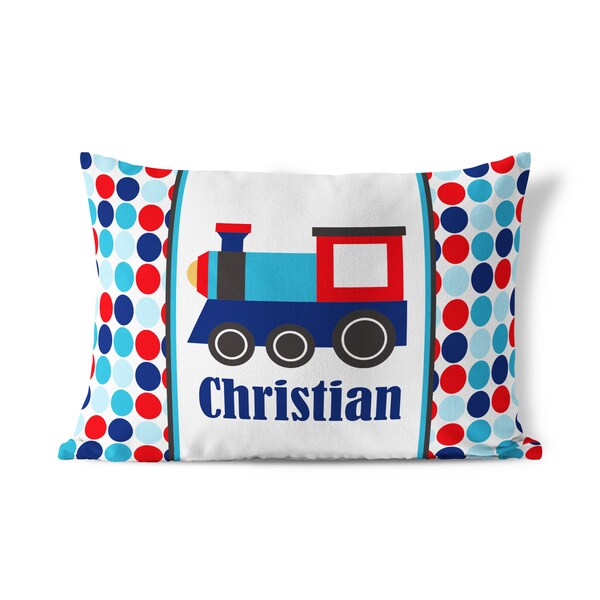 Train Pillow Etsy