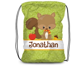 Chipmunk Couple Student Backpack Personalized