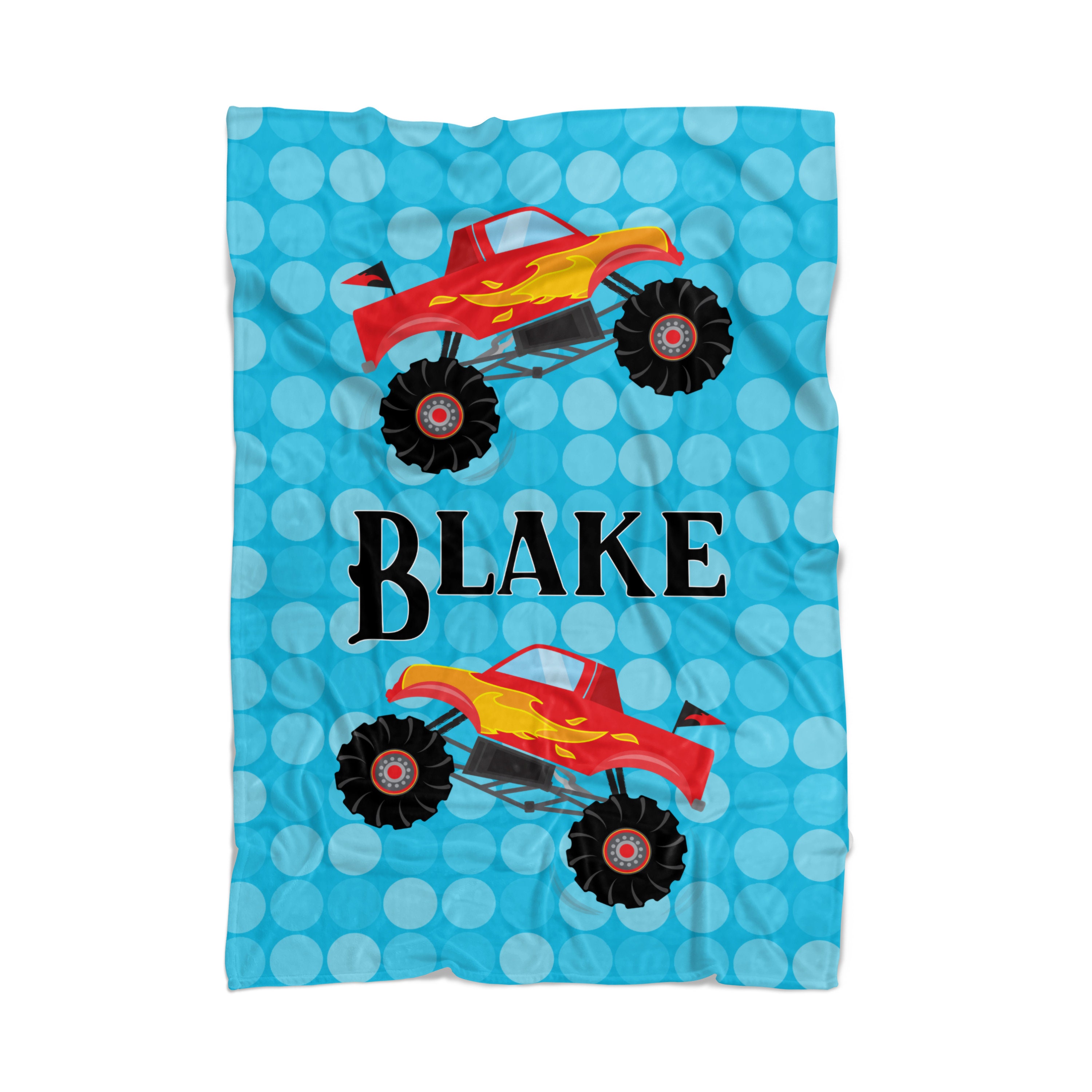 Blaze and the 2025 monster machines fleece blanket