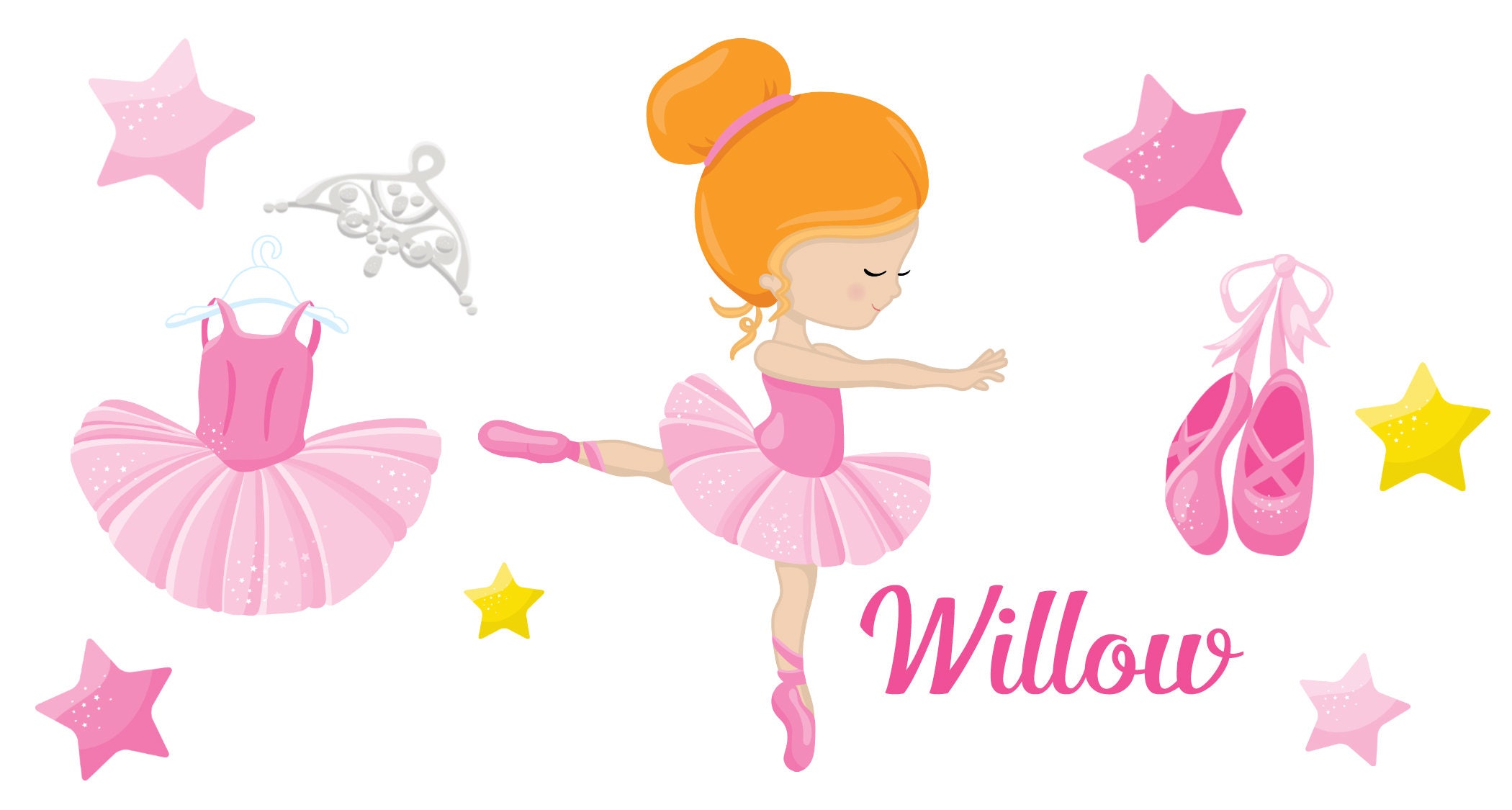 Ballet Water Bottle Pink Ballerina Water Bottle Tutu and Etsy