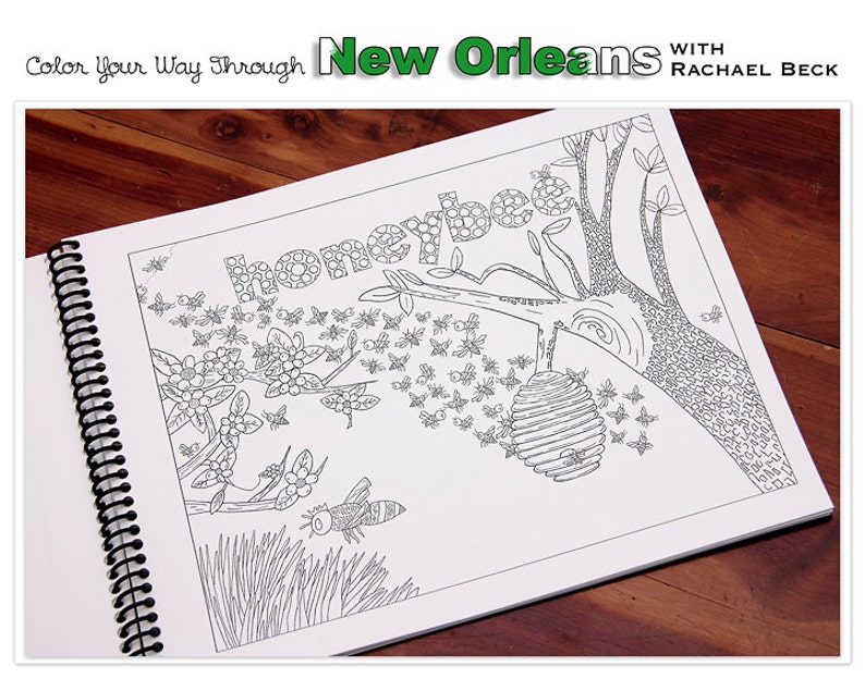 Adult Coloring Book: Color Your Way Through New Orleans - Etsy