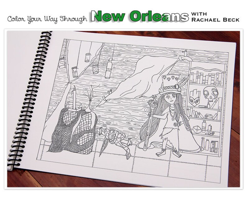 Adult Coloring Book: Color Your Way Through New Orleans - Etsy