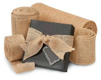 1 inch burlap ribbon