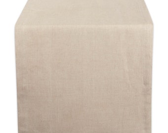 Jute and Cotton Blend Table Runner - 13.5" x 108" * free shipping *