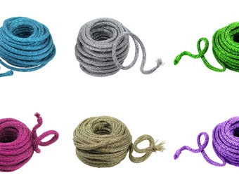 Shimmery Metallic Wired Rope 9 yards - Colors * free shipping *