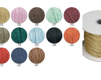Natural Burlap Jute twine Cord - 1/16-Inch 1.5mm x 100 yards - Choose Color * free shipping *