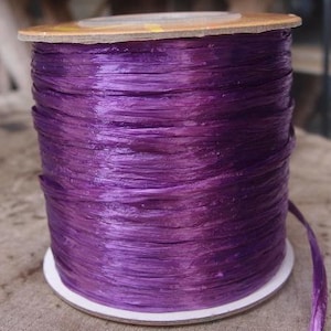 Pearlized Synthetic Raffia Roll 100 Yards - Choose Colors * Free ...