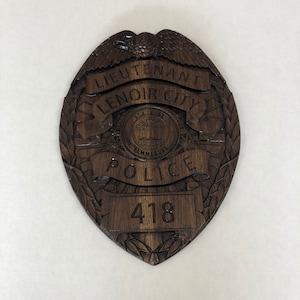 Lenoir City Police Badge, Lenoir City, Tennessee. Local Pick Up