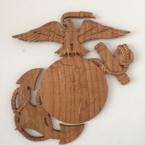 15 Inch 3D United States Marine Corp. logo. USMC device that will be a great gift for your Vetran or Devil Dog.