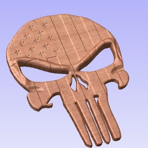 Patriotic Punisher Skull (free shipping)