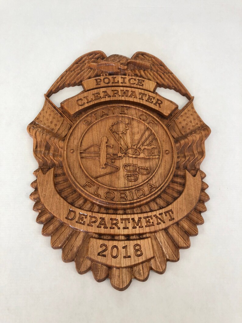 Clearwater Police Badge Clearwater Florida - Etsy