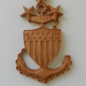 Master Chief Petty Officer of the Coast Guard Anchor. USCG MCPOCG. E-10 (Free Shipping)