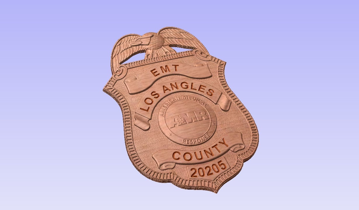 AMR American Medical Response Uniform Badge LA County - Etsy