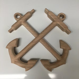 United States Coast Guard Boatswain&#39;s Mate BM Bosun Rating Symbol Crossed Anchors (free shipping)