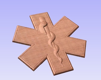 Emergency Medical Services Star of Life EMT EMR Paramedic Symbol