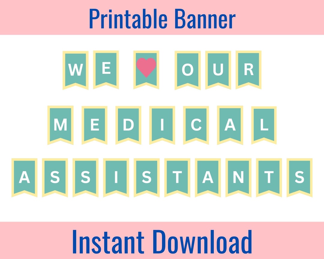 MA Appreciation Banner MA Week Banner MA Recognition Week Etsy