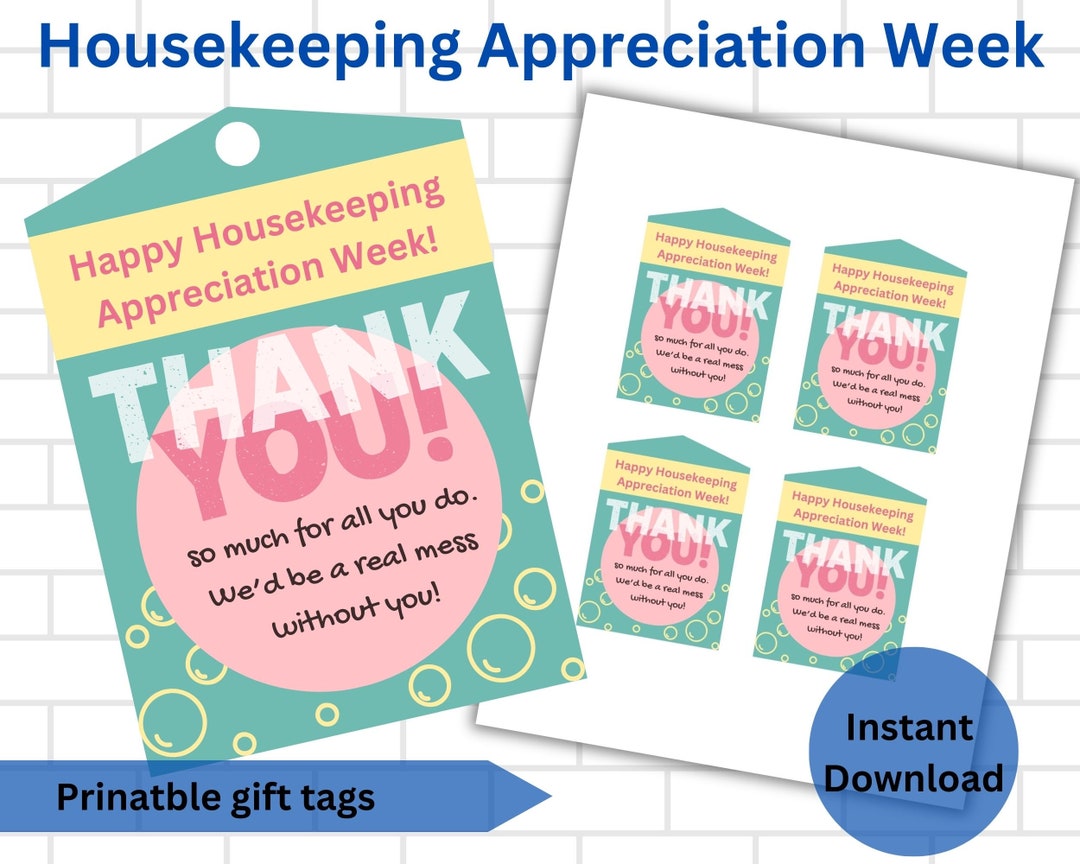 Housekeeping Week, Housekeeping Appreciation Week, Housekeeping Week Gifts, Housekeeping