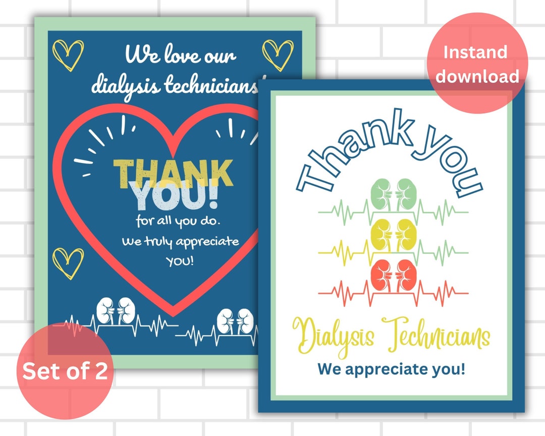 Dialysis Tech Sign Dialysis Tech Week Dialysis Tech Etsy