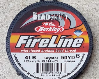Fireline 4LB Crystal Beading Thread, 50 Yards