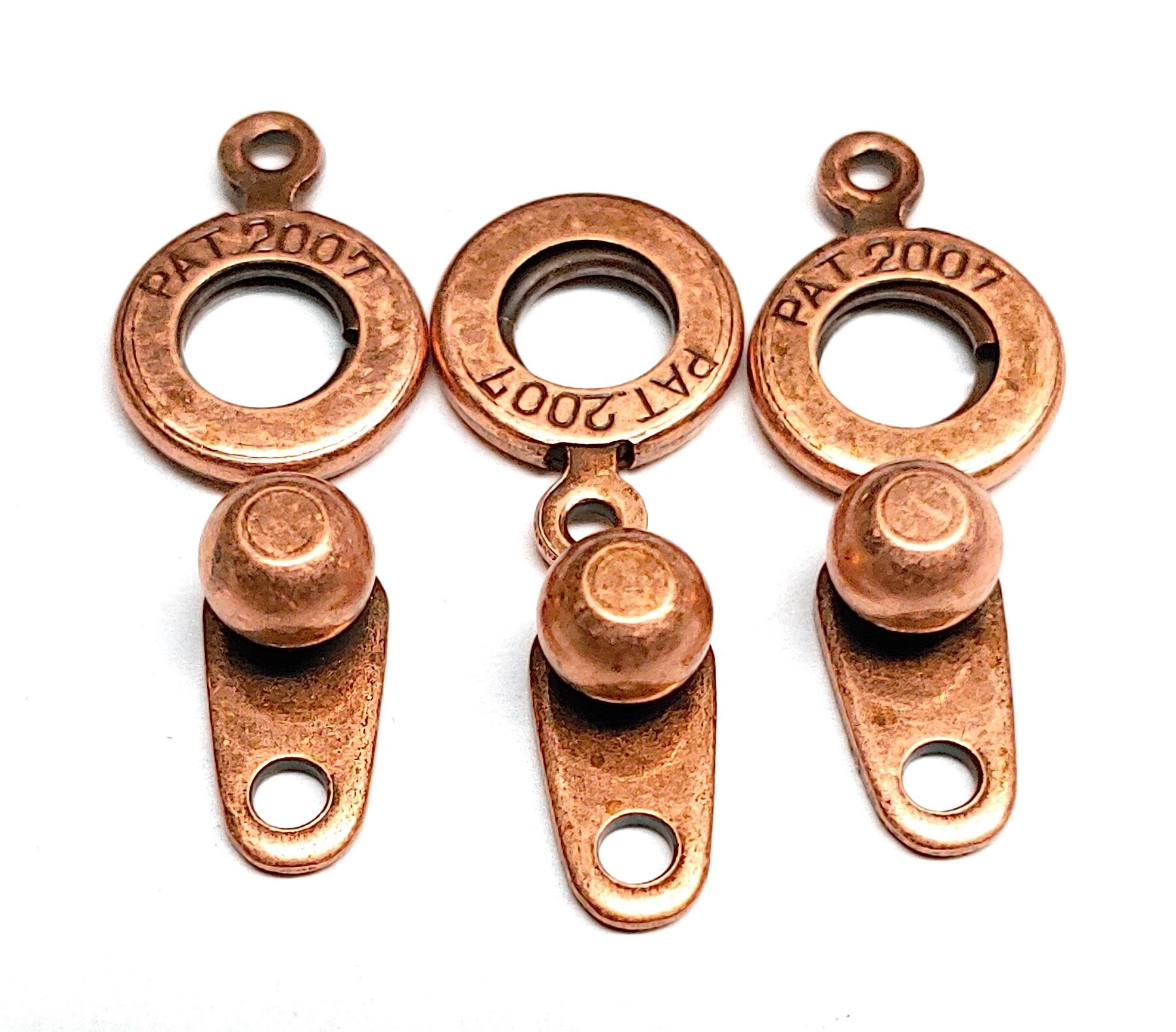 50pcs Antique Copper Lanyard Hooks Lanyard Snap Clip Hooks 