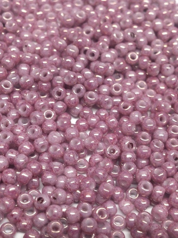 11/0 Fine Japanese TOHO Round Seed Beads Opaque Lavender 15g 