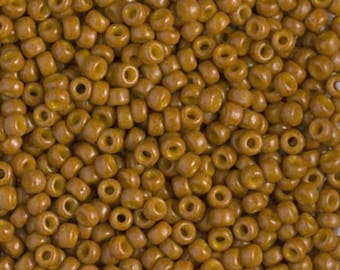 8-4460 Duracoat Dyed Opaque Toast, Miyuki Seed Bead 8/0