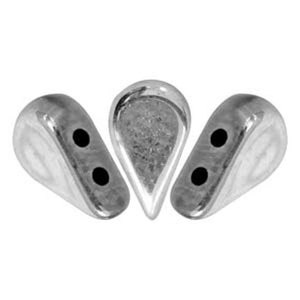 Amos par Puca Argentees, 2-Hole Czech Glass 5x8mm, 27000-30 Beads