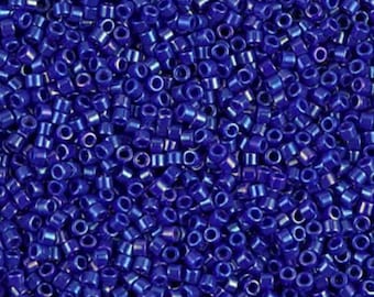 DB0216 11/0 Opaque Cobalt Luster Miyuki Delica