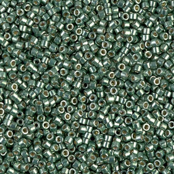 Miyuki Delicas 11//0 Opaque Blue Grey Seed Beads DB-652