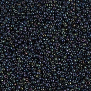 15-452 Metallic Dark Blue Iris, Miyuki Seed Beads 15/0