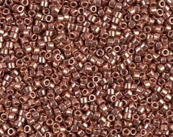 DB0040 11/0 Copper Plated Miyuki Delica